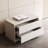 23.6in, Stackable 2 Drawer End Table,