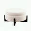 Round Ottoman with Storage and Fold-Out Legs