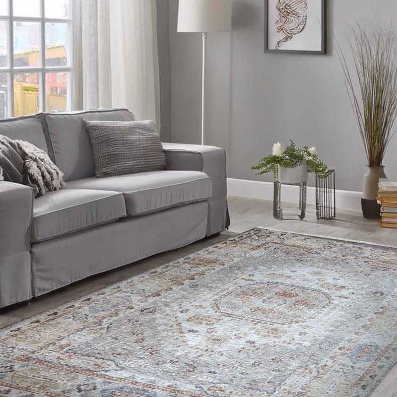 Emerald Empire Antrasit And Beige Area Rug, Rectangle 200 x 300 cm