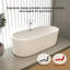 67'' x 31'' Freestanding Soaking Acrylic Bathtub