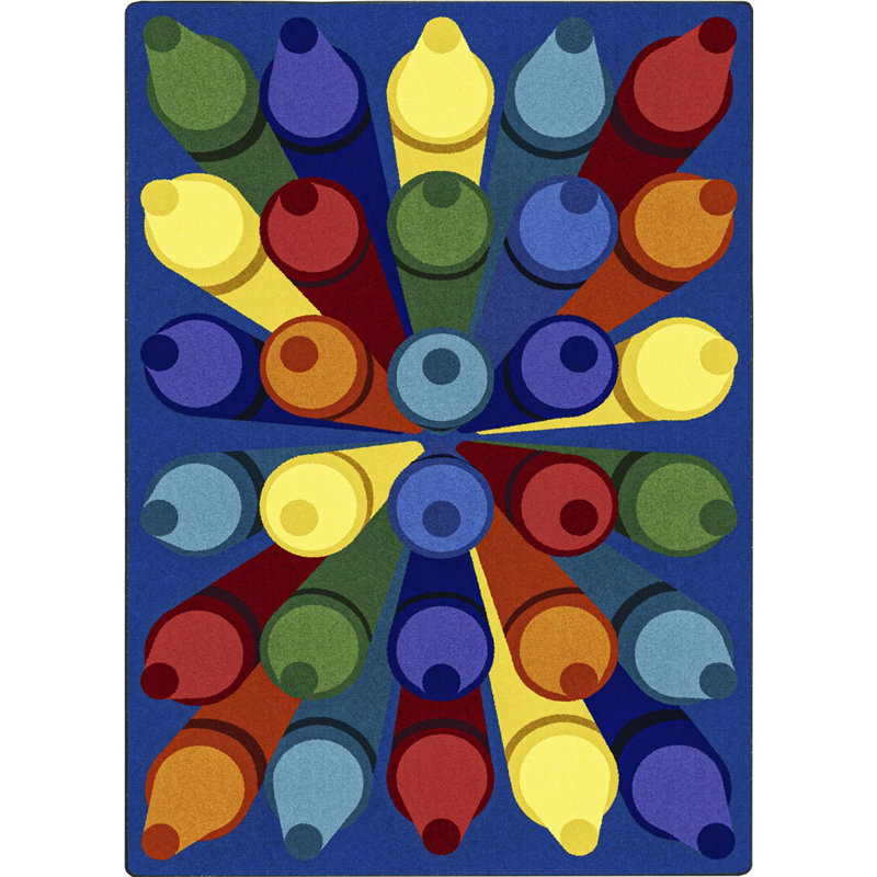 Tapis coloré Kid Essentials, Rectangle 7 pi 8 po x 10 pi 9 po