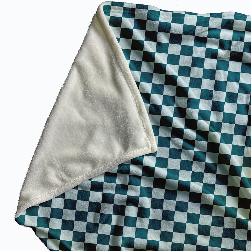 Diego Plain Weave / Muslin Throw Blanket, Teal