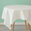 Nappe Eider & Ivory ™ 100% lin lavable couleur unie, carré 52 po x 52 po naturel-2145218494-2145218489