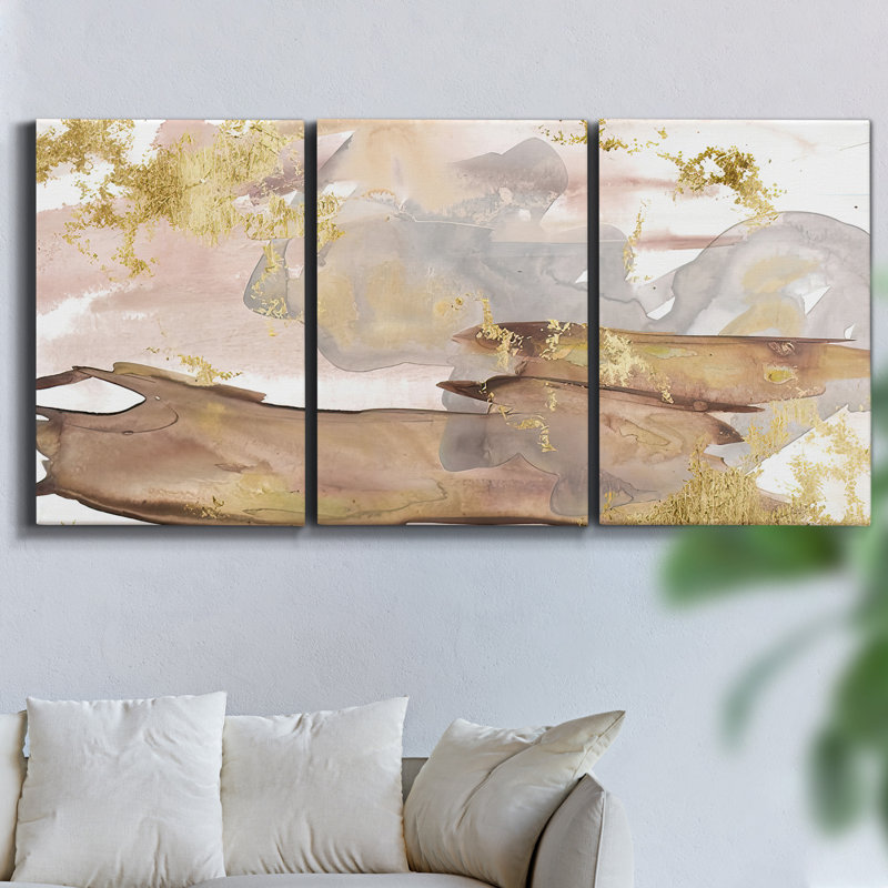 " Caribbean Sails II " 3 - Pieces, 27" H  x  54" W x 2" D