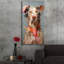  «Scarf 2» par Sean Parnell, art mural en verre acrylique, 24 po x 48 po