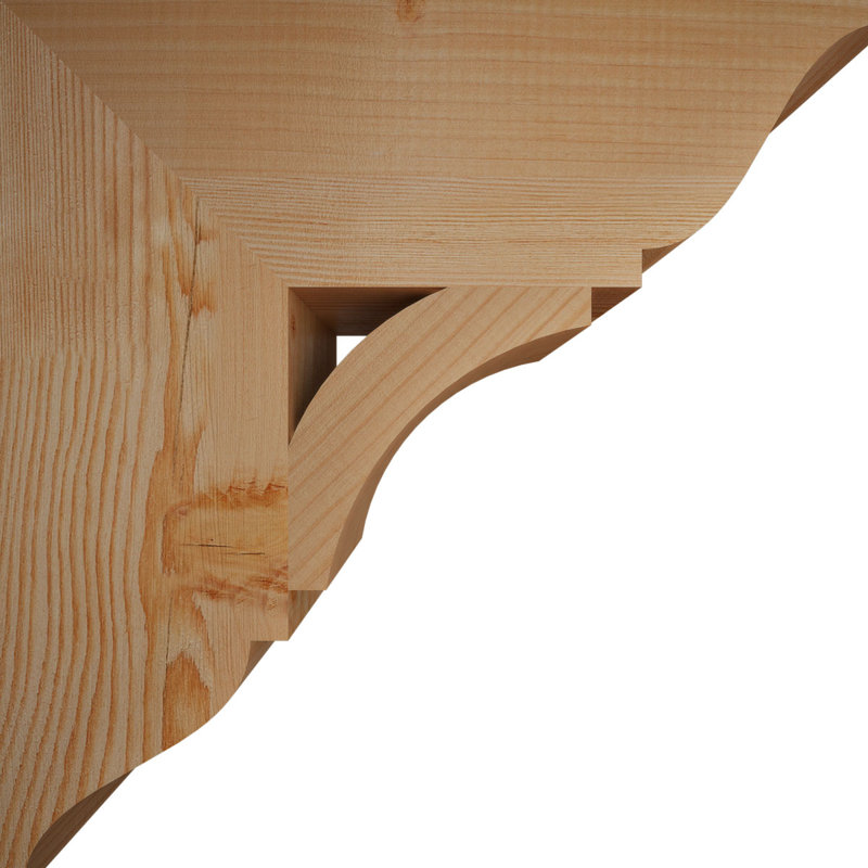 Support lisse 5 1/2 po x P 18 po x H 18 po Thorton, sapin Douglas, H 18 po x l 5,5 po x P 18 po, Douglas (lisse)