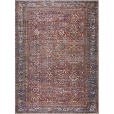 Tapis oriental rouge / bleu Baki