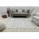 Ildiko Knox Tribal Linen White Area Rug