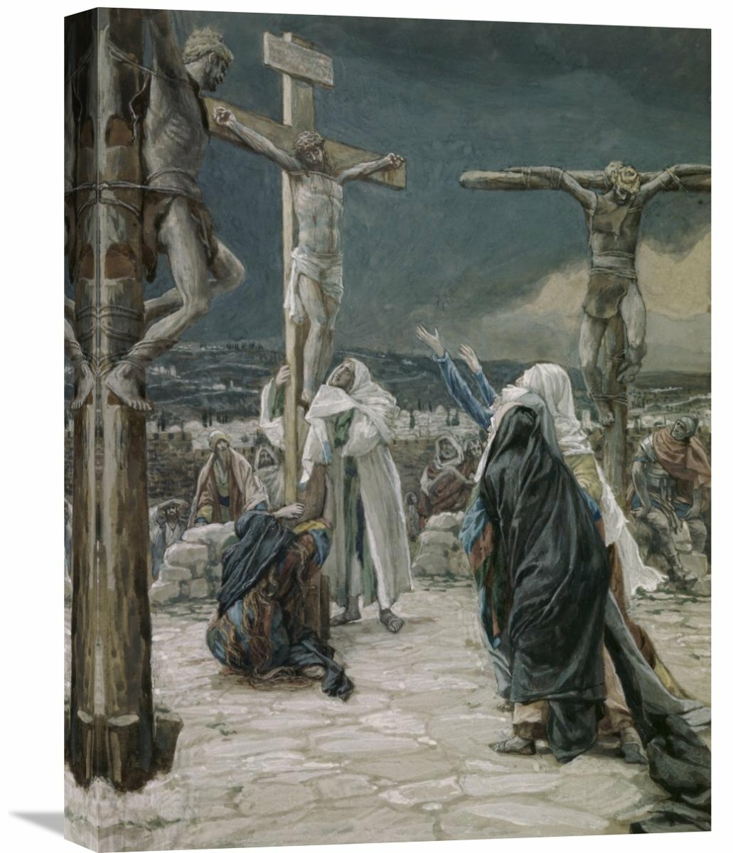 Death Of Jesus On Canvas by James Tissot Print