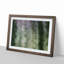 Bird Flying by the Waterfall in Abstract - Picture Frame Graphic Art Print-55685656-55685654