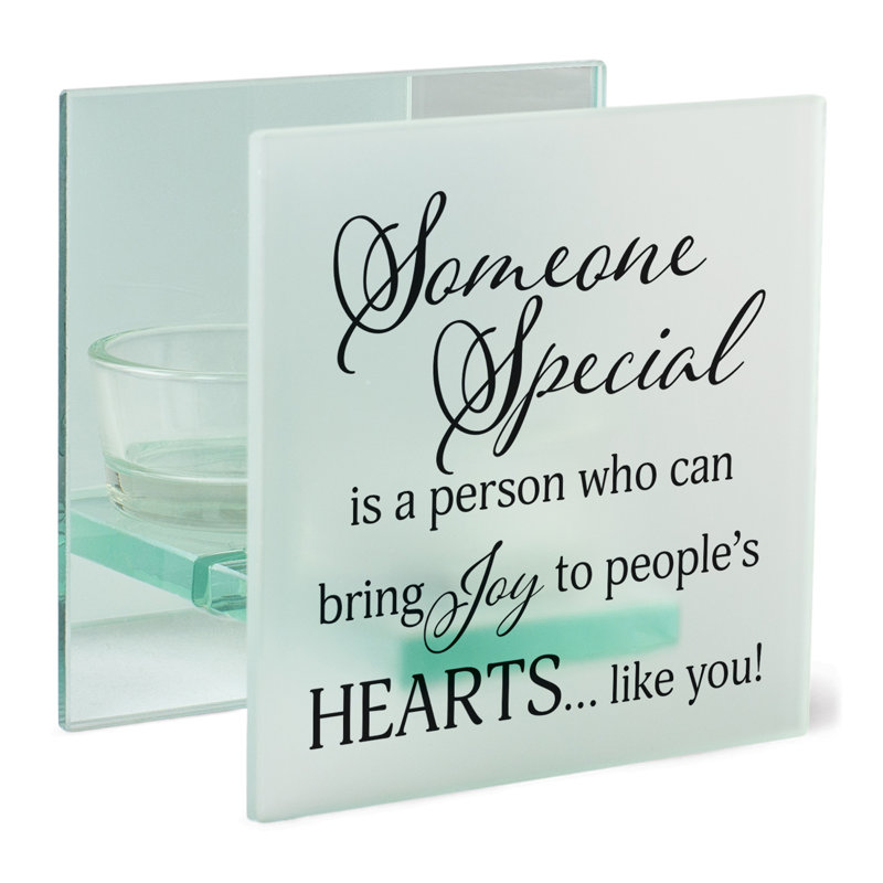 Photophore en verre de 4 po avec bougie inclus