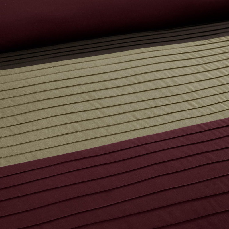 Full Burgundy Coffee Brown Microfiber Bed in a Bag Set