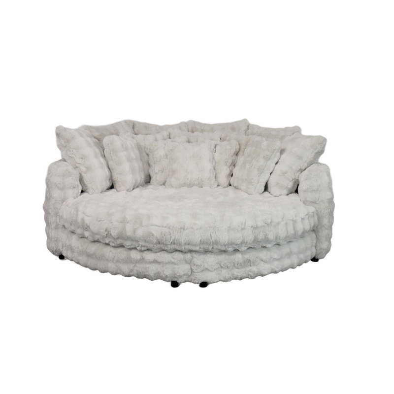 850 Cuddler, Fausse fourrure blanche