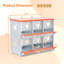 Boîte de nidification orange en acier galvanisé Orange 6-130734873