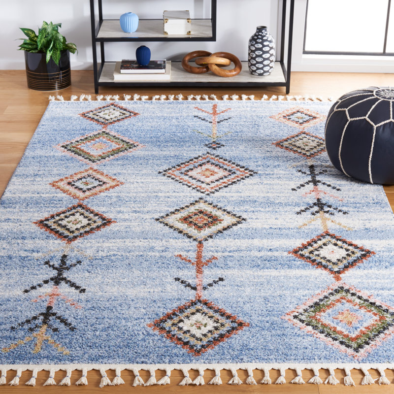 Kaysa Performance Geometric Rug, Rectangle 5'3" x 7'6"