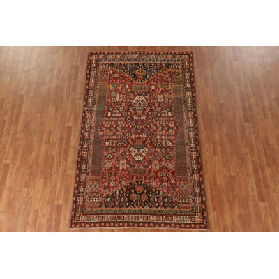 Handmade Traditional Area Rug 5x8