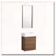Meuble-lavabo flottant avec base simple pré-assemblée