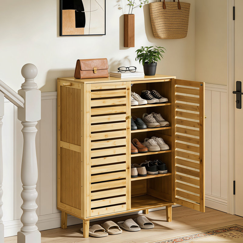 Abelino 15 Pair Shoe Storage Cabinet