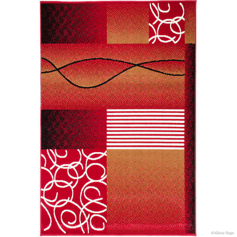 Geometric Indoor Rug, 5'2" x 7'1"