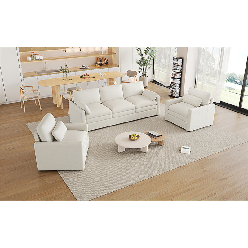 Canapé rembourré surdimensionné Comfy Cloud Canapé, Beige