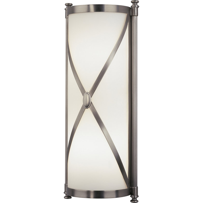 Plafonnier encastré 2 lumières Chase, Nickel antique foncé