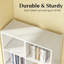 Bibliothèque compacte, présentoir attrayant, armoire ouverte