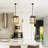 4 -Light Lantern Square / Rectangle Chandelier