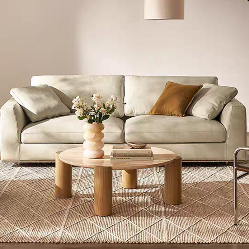 Table basse Wabi-sabi, H 13,77 po x L 35,43 po x l 35,43 po