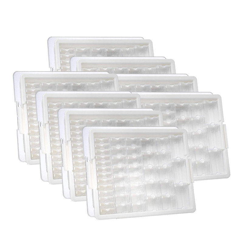 Elizabeth Ward Bead Storage Solutions 45 Piece Art Carrying Case, 8 Pack