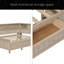 Lit de jour en bois avec tablettes de rangement, USB, DEL et lit gigogne-1793953278-1793953279
