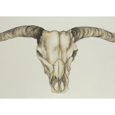 Long Horn Skull Country Door Mat | Western Animals Decor