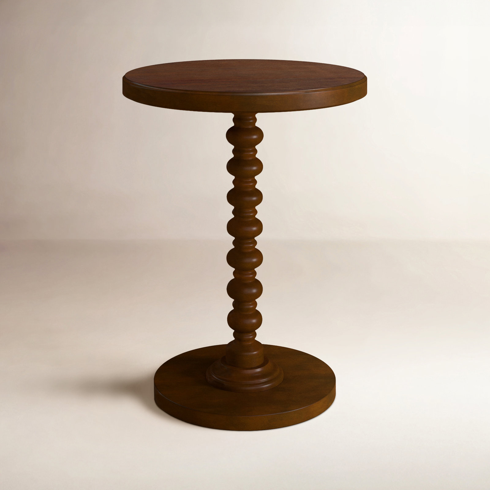 Fiama End Table, Hazelnut, 22.25" H x 17" W x 17" D