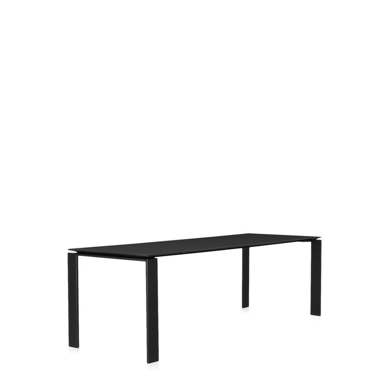 Four Metal Base Dining Table