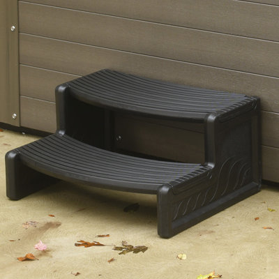 Aqualife Handi Slip-Resistant Steps For Straight- Or Curved-Sided Hot Tubs