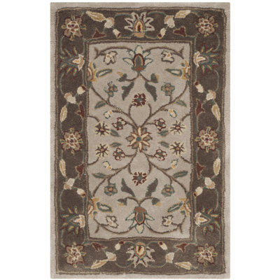 Tapis ivoire / taupe Regner