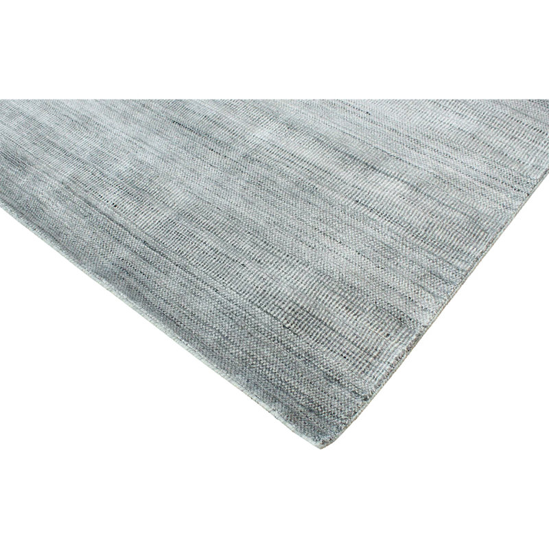 Tapis beige / gris noué à la main de haute qualité, Rectangle 2 pi x 3 pi