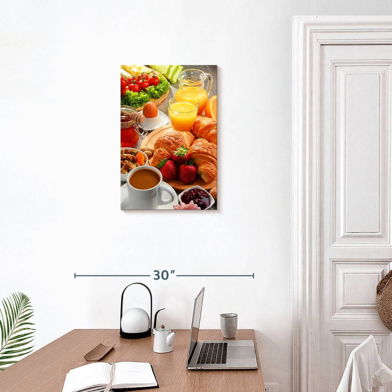 Petit déjeuner copieux Yarlin, H 24 po x l 16 po