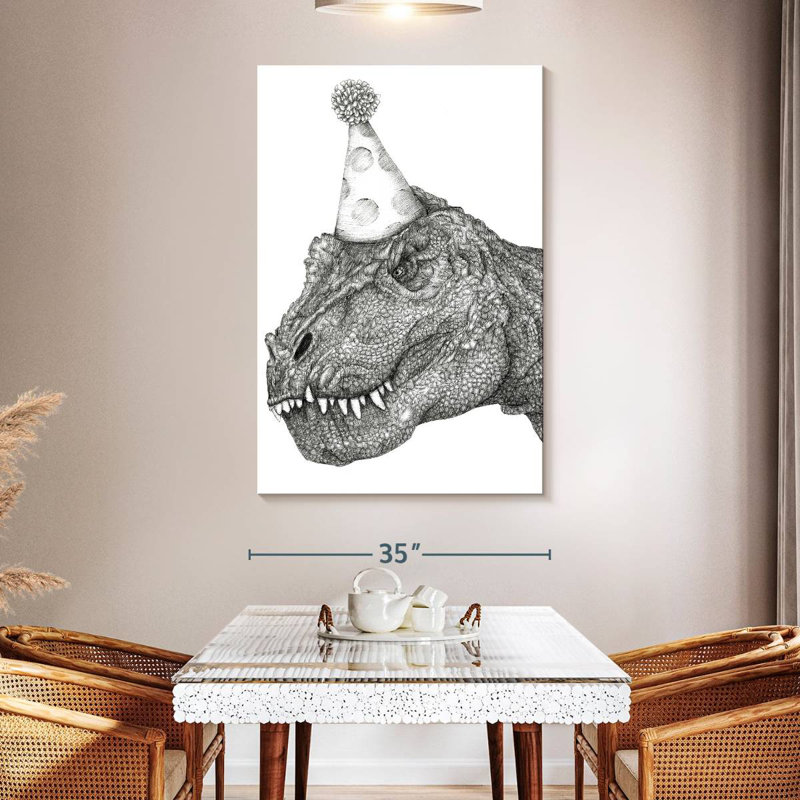 Brampt fête dinosaure, H 51 po x l 34 po