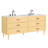 Boyle 72'' Double Bathroom Vanity with Quartz Top-1402904338