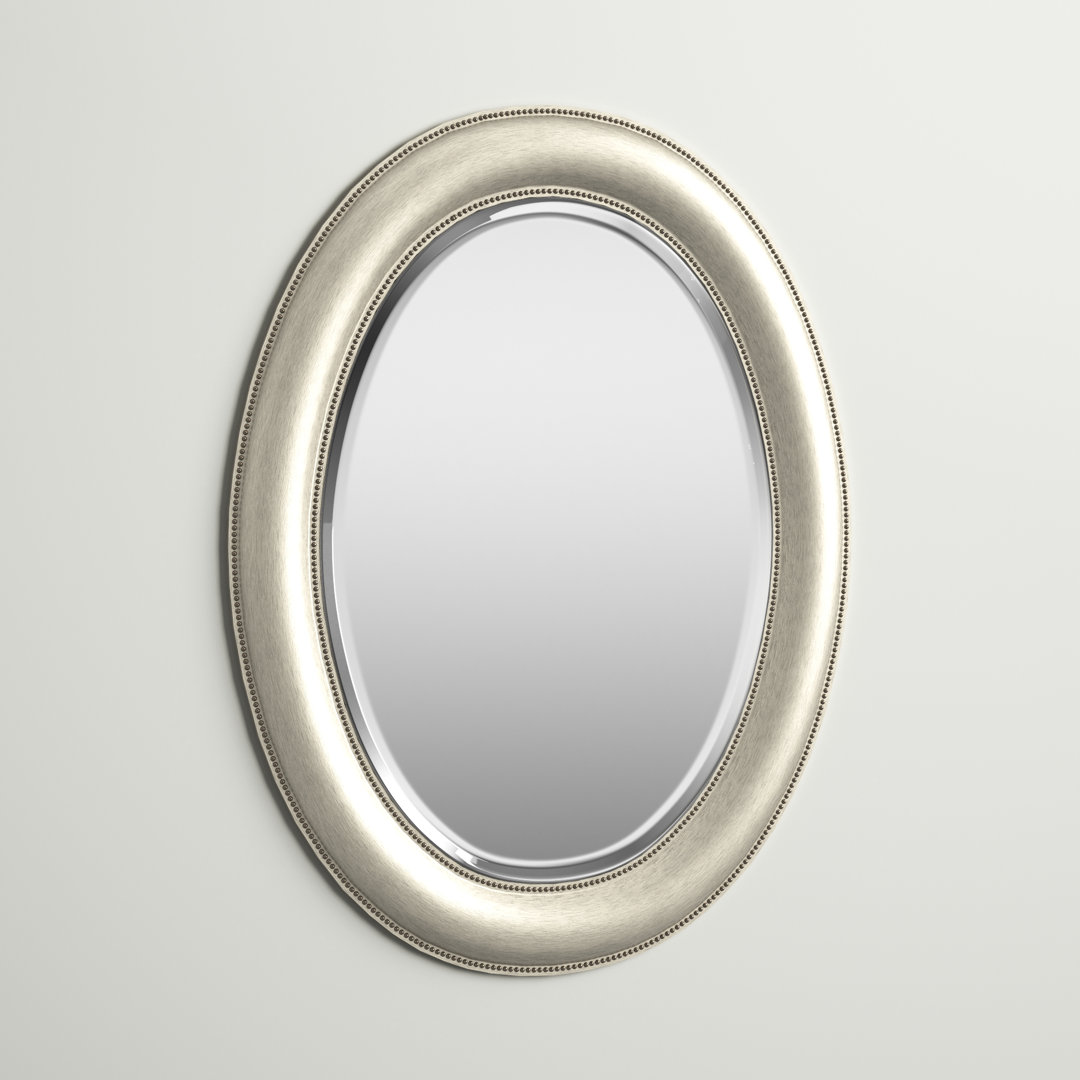 Kimes Oval Wall Mirror Three Posts™ 