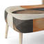 Chaise d'appoint Abstract Shapes - Chaise d'appoint Brown Minimal Curves IV-2103671075