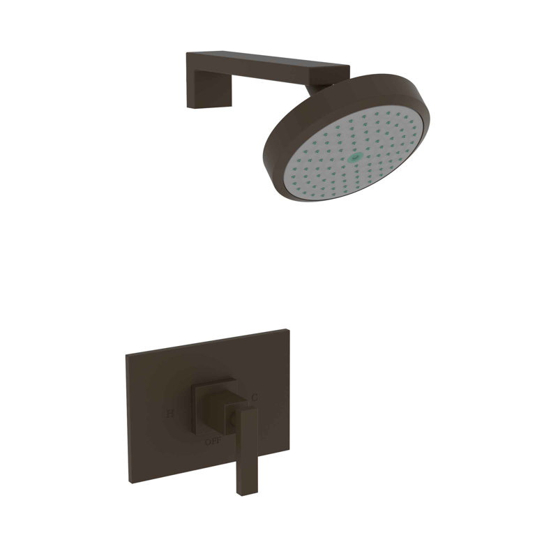 Skylar Balanced Pressure Shower Trim Set with Shower Head, Oil Rubbed Bronze
