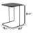 Modern Minimalist Metal C End Table-1583859424