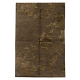 Hand Knotted Area Rug in Walnut