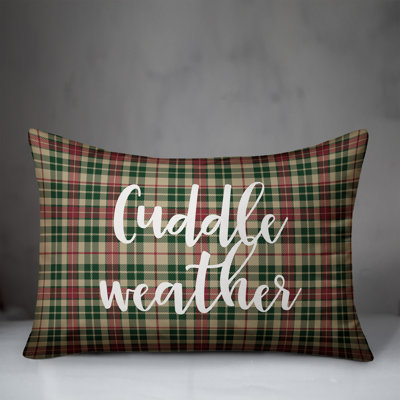 Plaid Reversible Throw Pillow