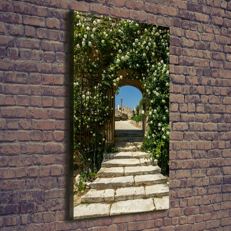 Floral Arch - Wrapped Canvas Print