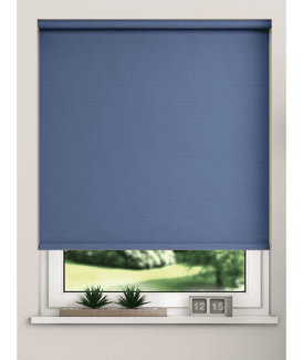 Blackout Roller shade, Navy Blue, 120cm W x 165cm L