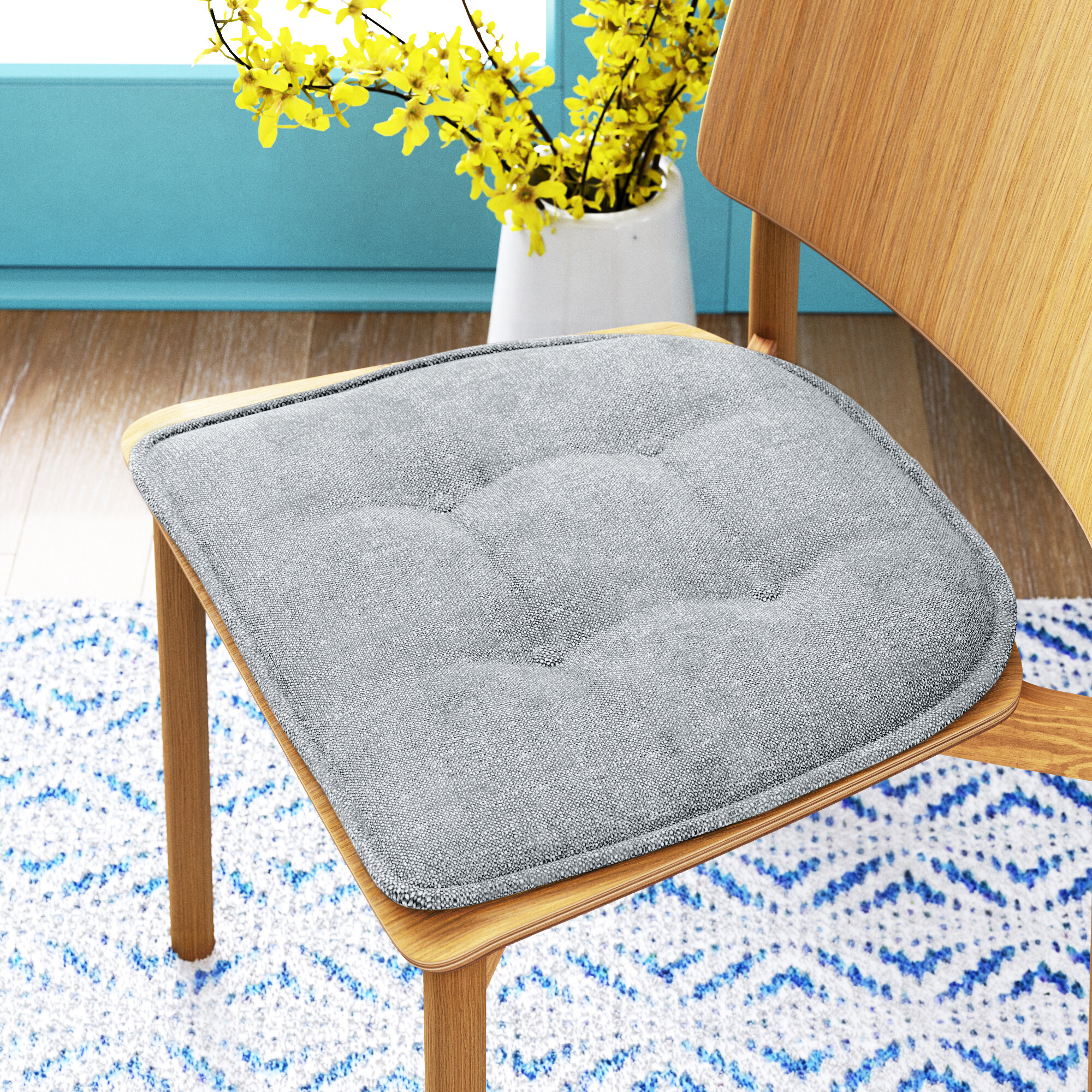 European Style Chair Cushion U-Shaped/Round Thicken Chair Cushions for  Dining Chairs in 2023