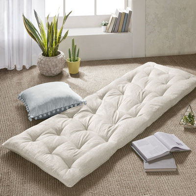Poly Chenille Lounge Floor Pillow Cushion 27" X 74"