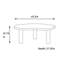 Table basse en forme de nuage